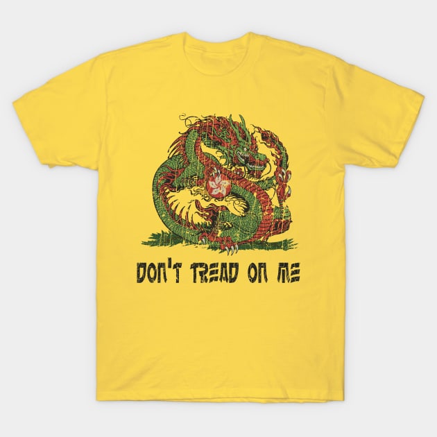 Don't Tread On Me (Hong Kong) - Vintage T-Shirt by JCD666